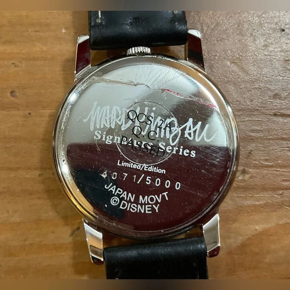 Disney: Ward Kimball, Mad Hatter limited edition unisex vintage wrist watch.